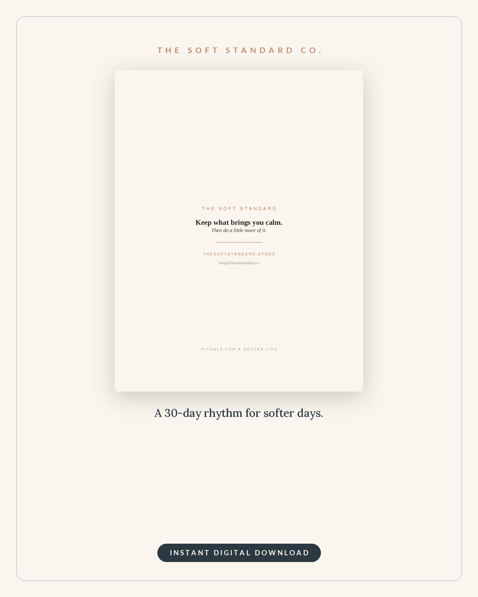 The Calm Tracker — cover