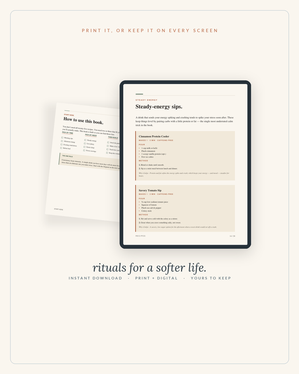 The Cortisol Cocktail Book — details