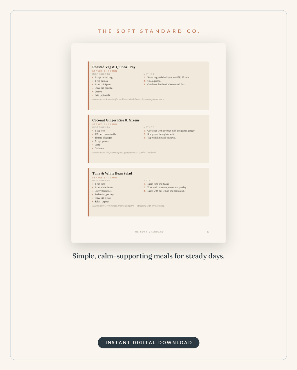 The Cortisol Calm Cookbook — cover