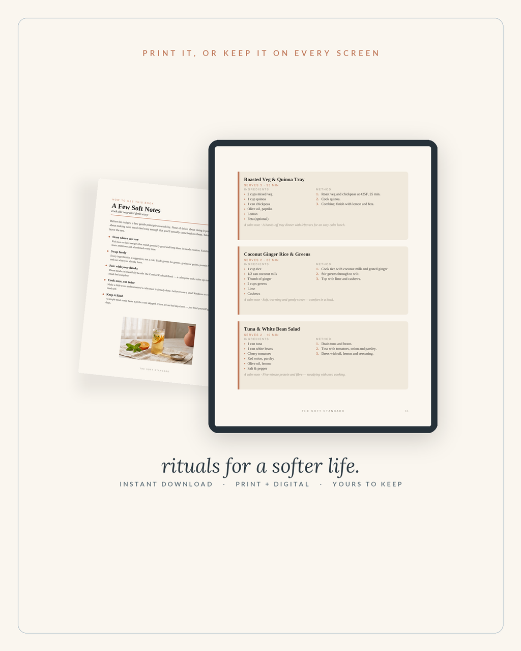The Cortisol Calm Cookbook — details