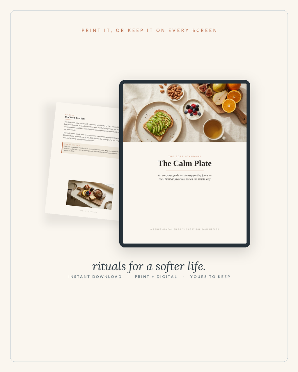 The Cortisol Calm Method — The Calm Plate bonus (details)