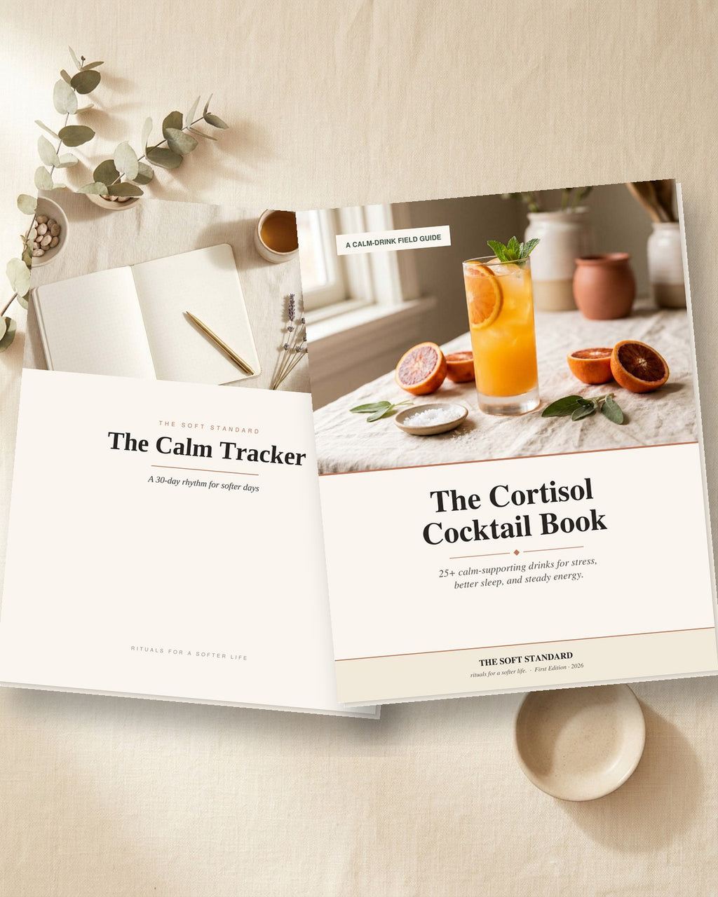 The Calm Collection — Cocktail Book + Calm Tracker