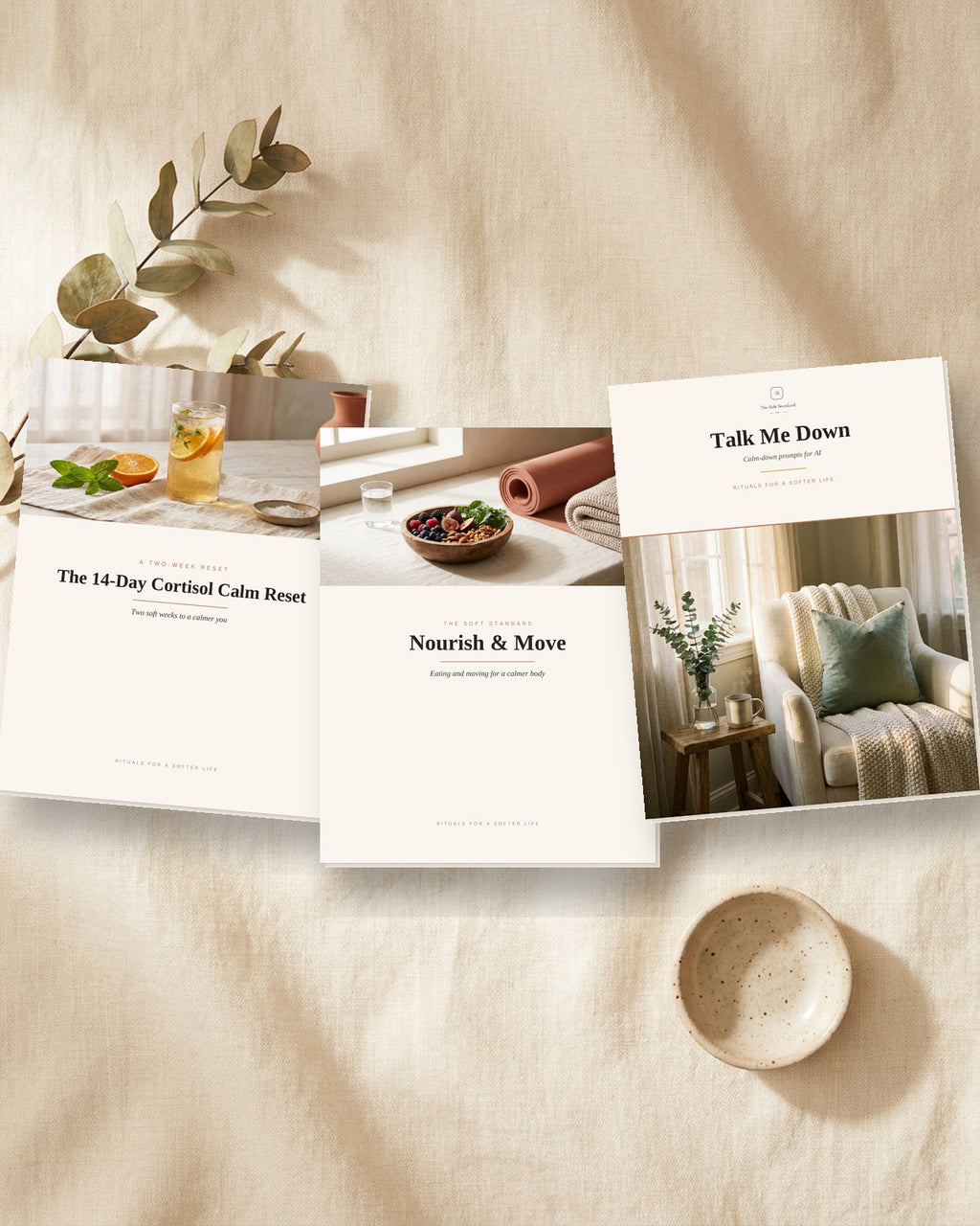 The Stress-Body Bundle — 14-Day Reset, Nourish & Move, Talk Me Down